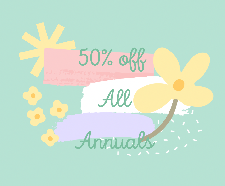 50%off, discount, plants, Garden Center, Sale, Beier's Greenhouse